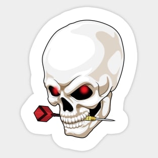 Skull Darts Dart Sticker